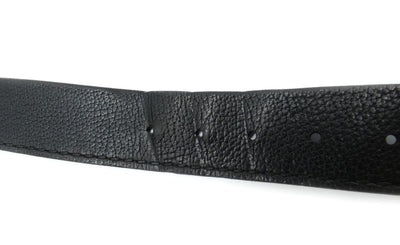 Salvatore Ferragamo Black Leather Belt