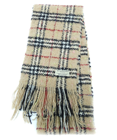 Burberry Wool Nova Check Camel Scarf