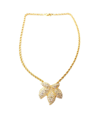 Christian Dior Crystal Flower Necklace