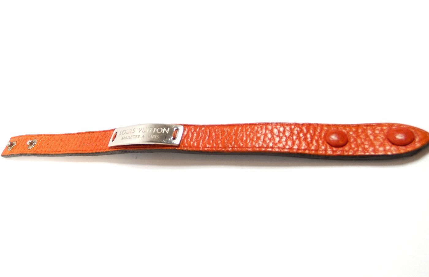 Louis Vuitton Pumpkin Leather Nomad Press It Bracelet – Occhi Azzurri