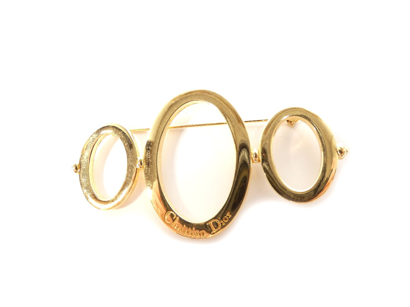 Christian Dior Vintage Oval Brooch