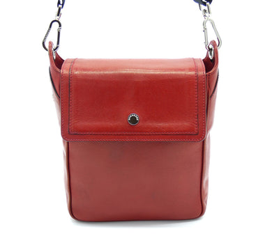 Burberry Red Leather Crossbody Bag