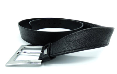 Salvatore Ferragamo Black Leather Belt