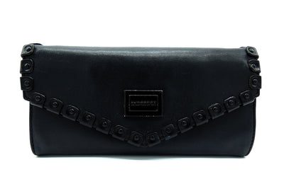 Burberry Prorsum Black Leather Studded Wallet Wallet Burberry