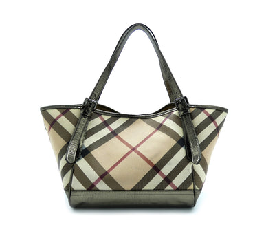 Burberry Super Nova Check Tote Bag Burberry