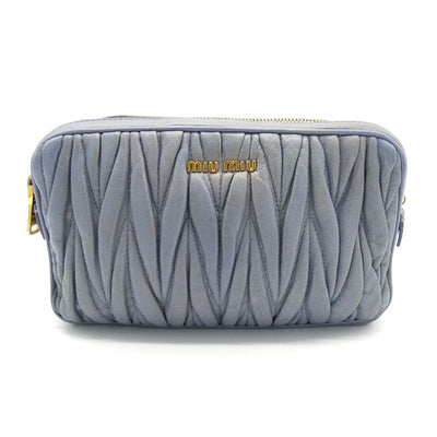 Miu Miu Matelassé Crossbody Double Zip Bag Bag Miu Miu