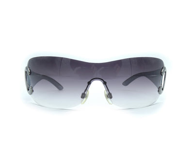 Chanel Jumbo CC Logo Black Resin Arm Sunglasses 4125 Sunglasses Chanel