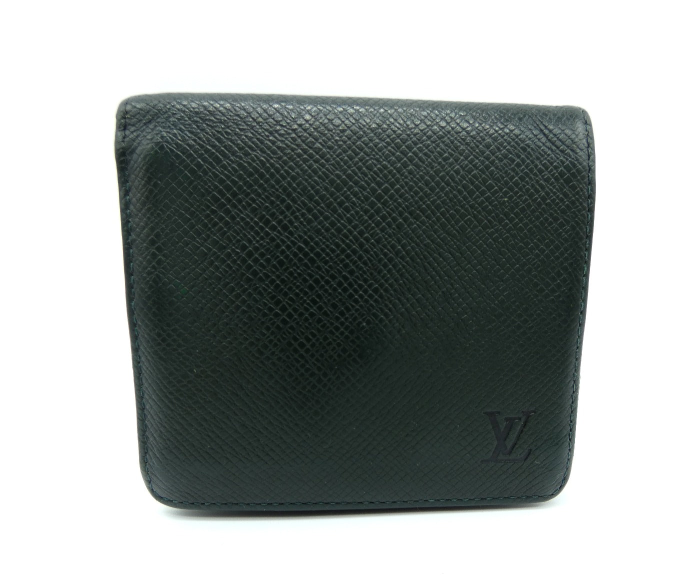 Louis Vuitton Men's Taiga Bi-Fold Wallet in Deep Green