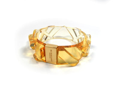 Burberry Prorsum Orange Check Bangle