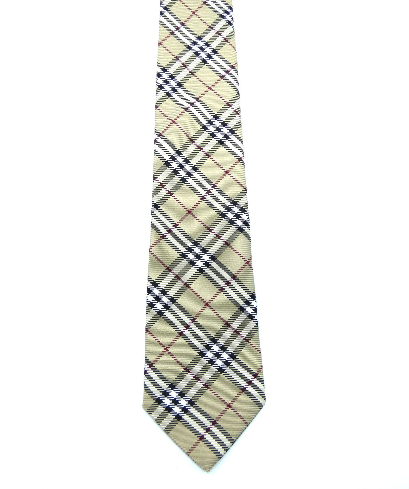 Burberry Classic Nova Check Silk Tie Ties Burberry