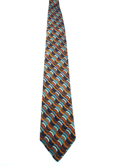 Missoni Multi Graphic Print Silk Tie Ties Missoni