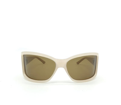 Missoni Vintage Tan and Cream Wrap-around Sunglasses MI57106