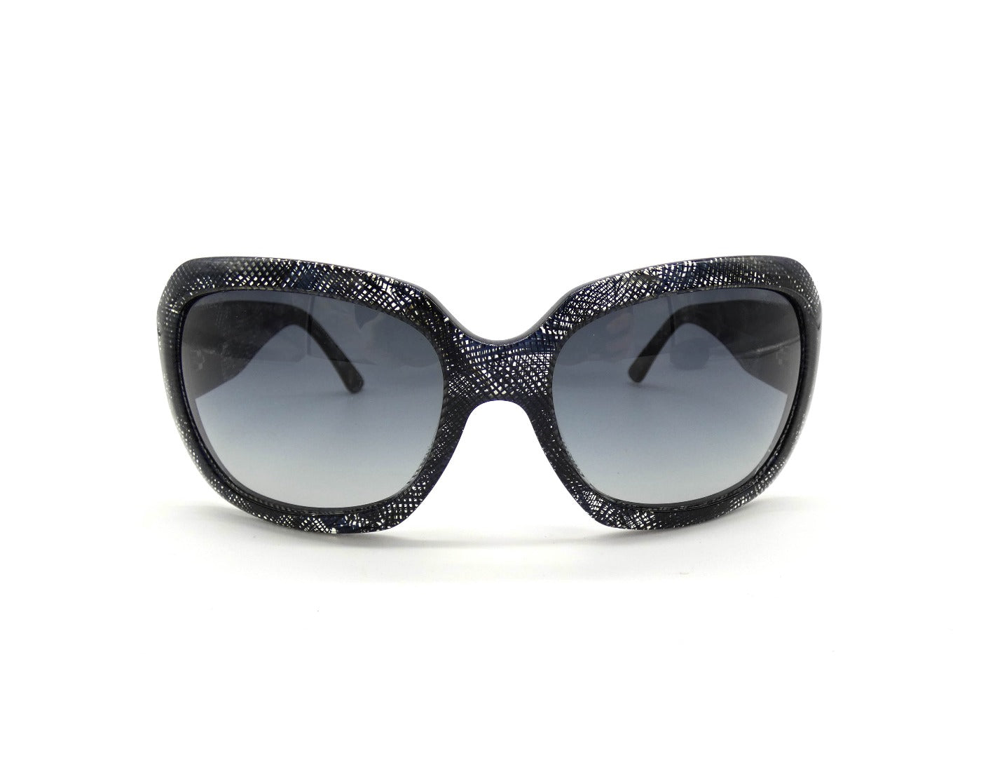 Chanel Vintage Dark Blue Clear Lace Sunglasses 5146