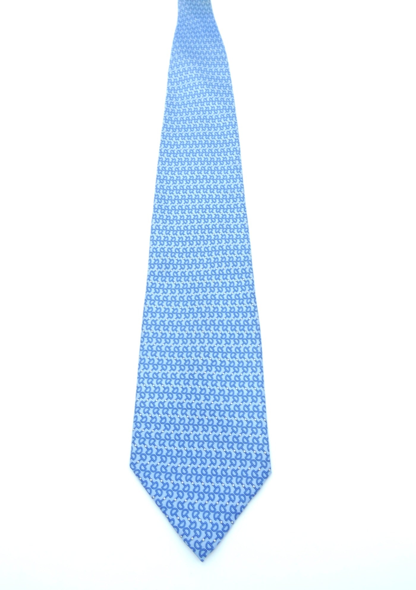 Balenciaga Graphic Blue Tie