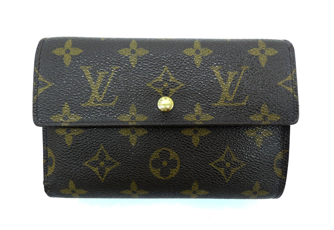 Louis Vuitton Vintage Brown and Monogram Sarah Wallet Wallet Louis Vuitton