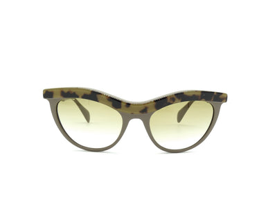 Prada Tortoise and Tan Cat Eye Sunglasses SPR06P Sunglasses Prada