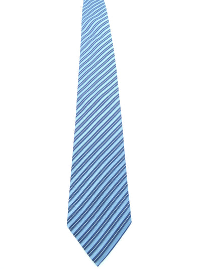 Hugo Boss Blue Stripe Silk Tie