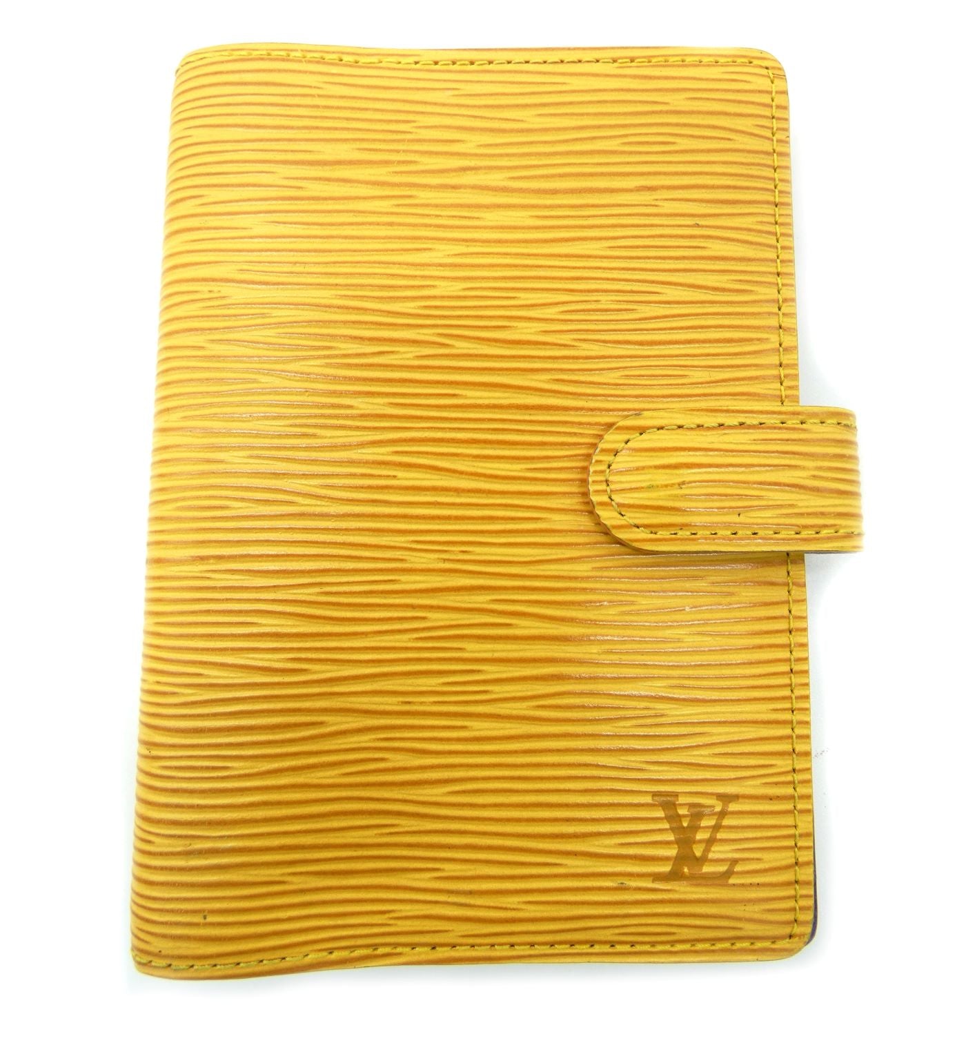 Louis Vuitton Yellow Epi Agenda Wallet Louis Vuitton
