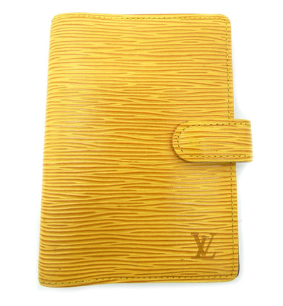 Louis Vuitton Yellow Epi Agenda Wallet Louis Vuitton