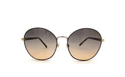 Burberry Sunglasses Silver Metal and Icon Stripe B3094