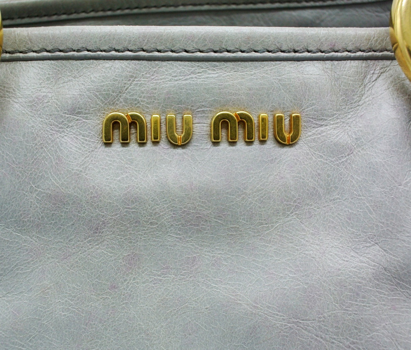 Miu Miu Grey 2Way Handbag Bag Miu Miu