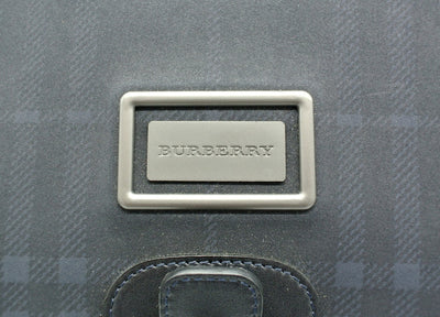 Burberry Vintage Black and Blue House Check Backpack