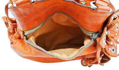 Miu Miu Tangerine Leather Flower Bag Bag Miu Miu
