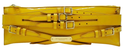 Burberry Prorsum Patent Parmoor 2 Way Clutch