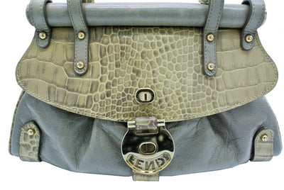 Fendi Embossed Leather Small Magic Bag