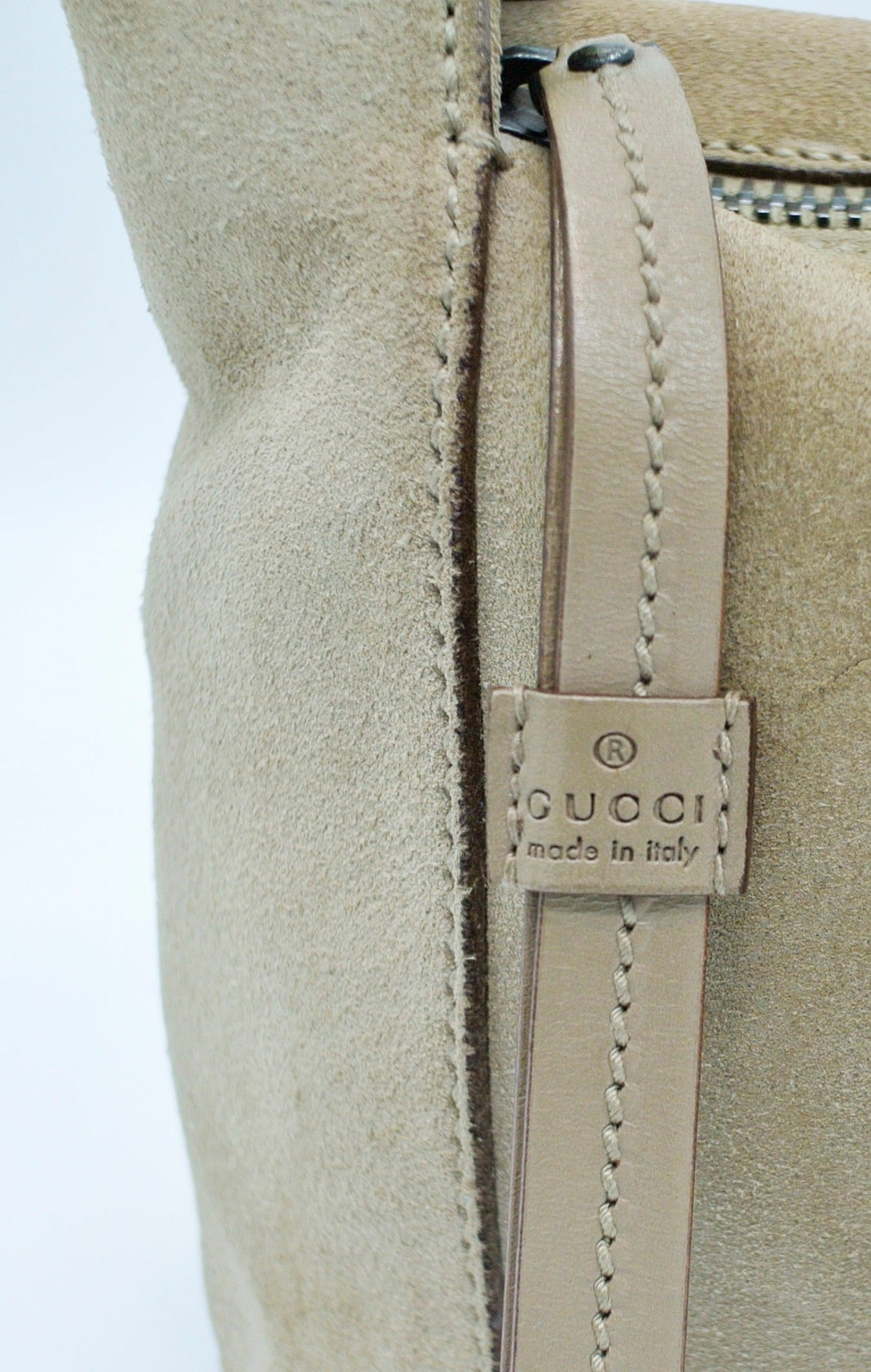 Gucci Sand Suede Square Handbag Bag Gucci