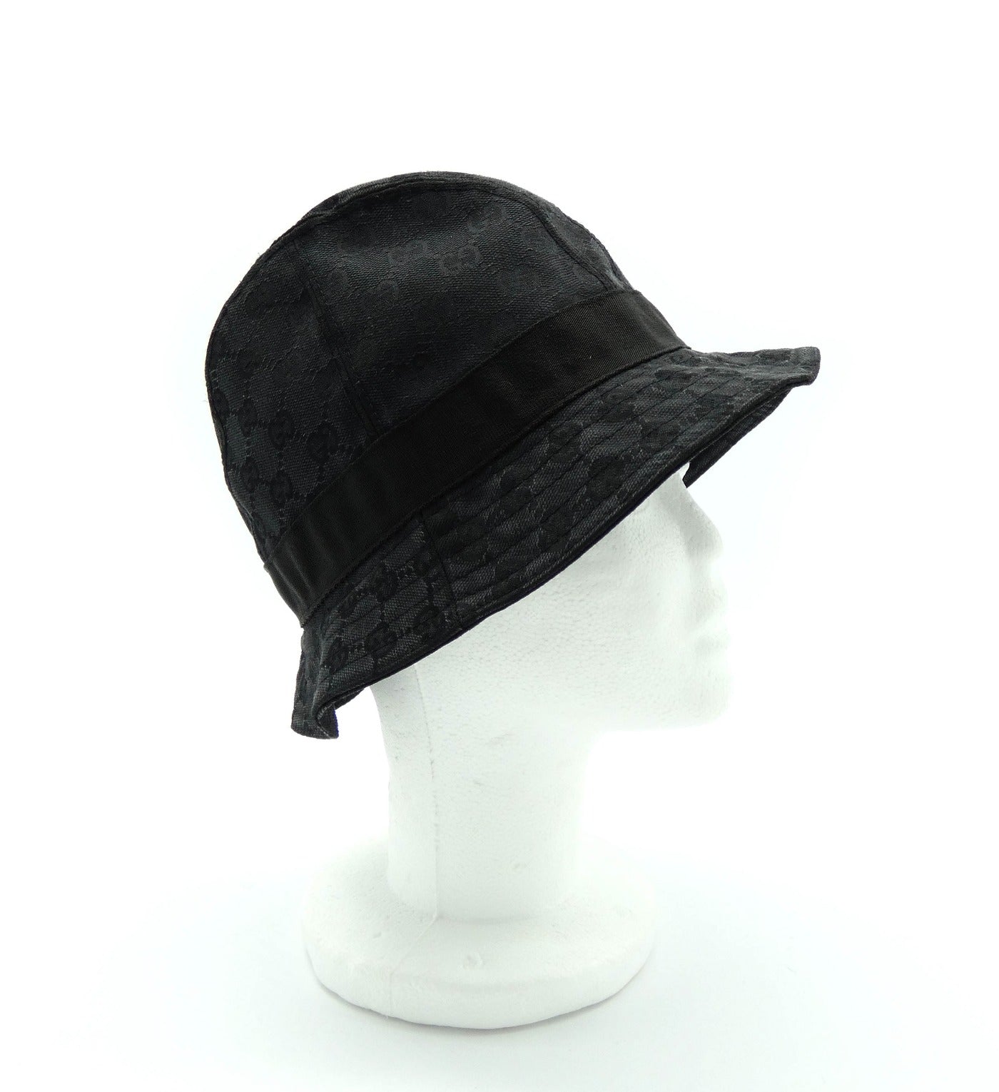 Gucci Black GG Canvas Bucket Hat Hats Gucci