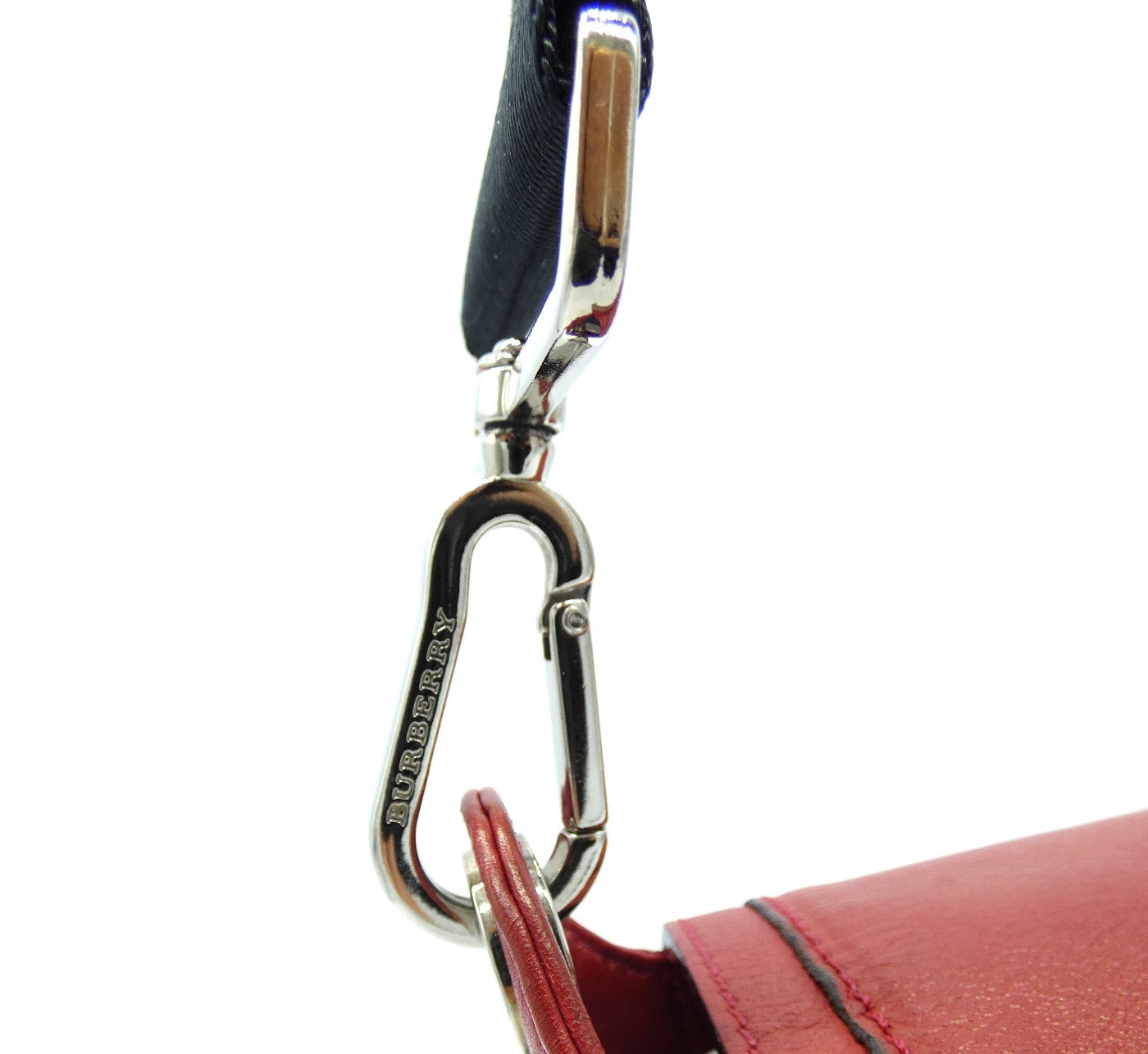 Burberry Red Leather Crossbody Bag