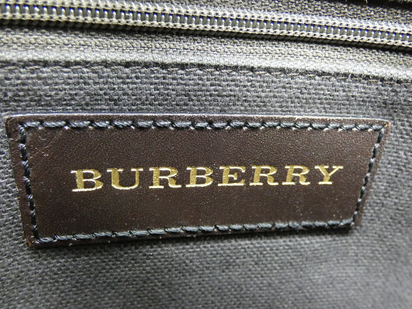 Burberry Haymarket Check Portrait Minford Canvas Tote