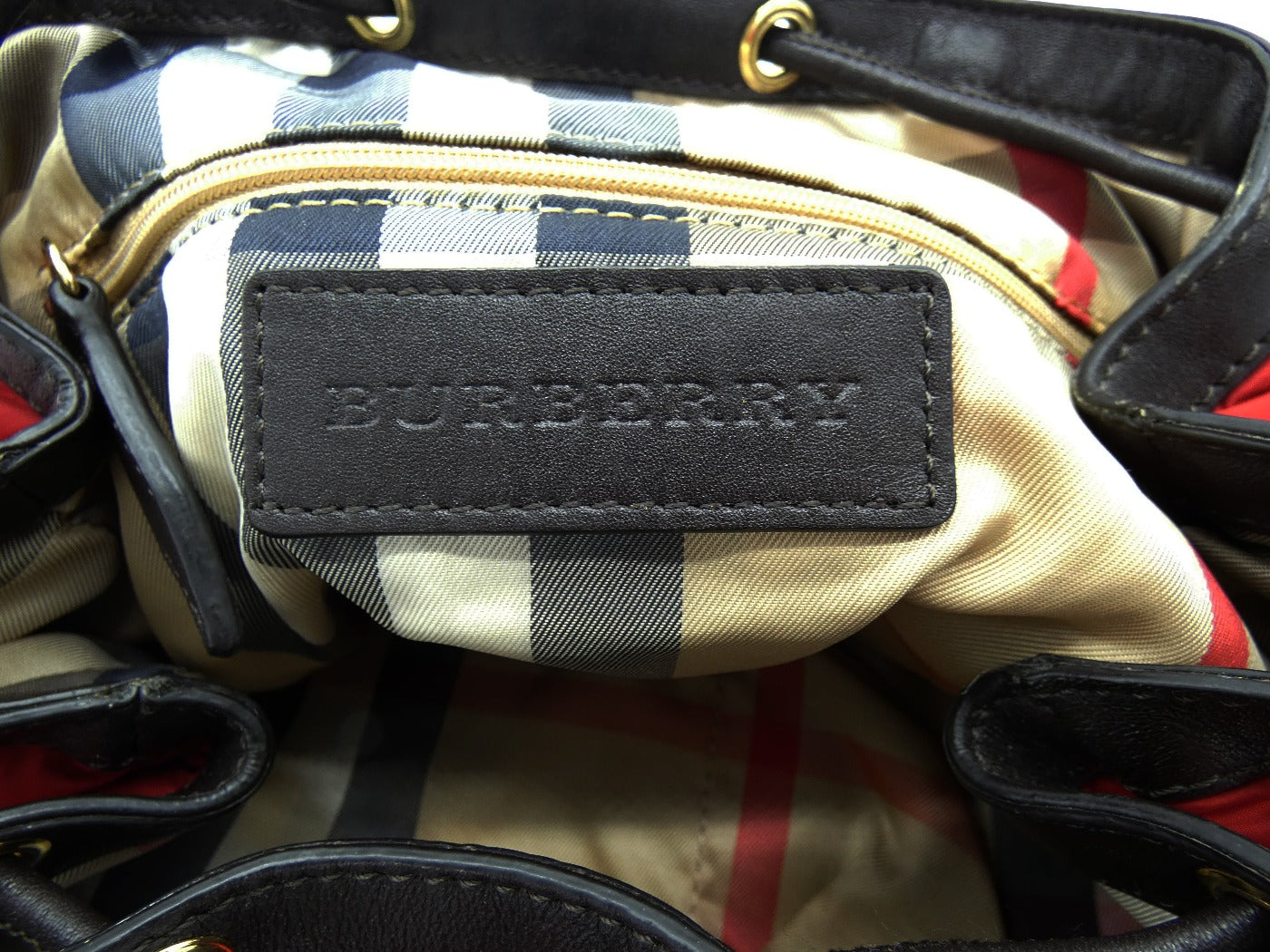 Vintage BURBERRY Bag Red Quilted Crossbody Bag by Burberry 