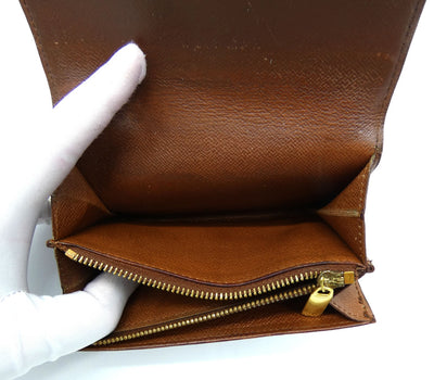 Louis Vuitton Vintage Brown and Monogram Sarah Wallet Wallet Louis Vuitton