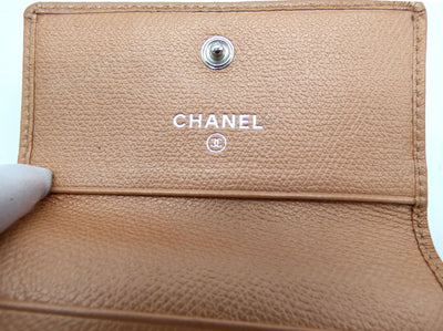 Chanel Pearlescent Leather Coco Snap Bi-Fold Wallet Wallet Chanel