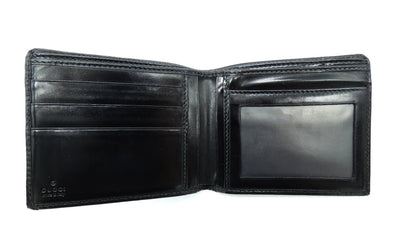 Gucci GG Black Imprime Men's Leather Wallet