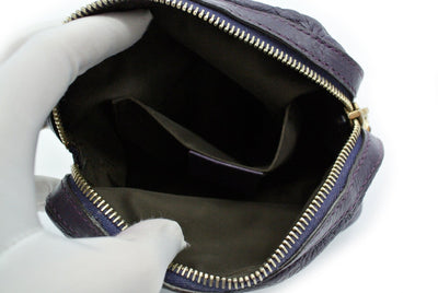 Gucci Purple Leather Clutch Pochette