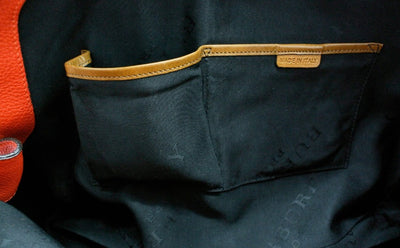 Burberry Prorsum Milverton Velvet and Leather Bowling Bag