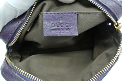 Gucci Purple Leather Clutch Pochette Bag Gucci