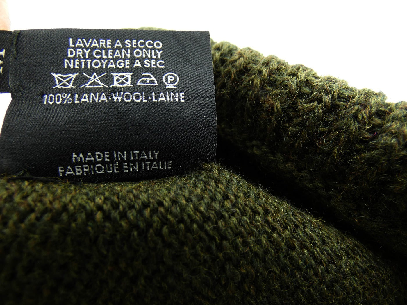 Gucci Olive Wool Beenie Hat Hats Gucci