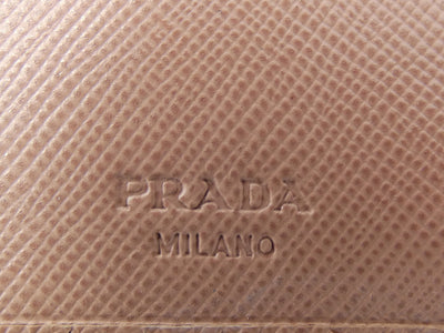 Prada Pink Enamel Clasp Vintage Wallet