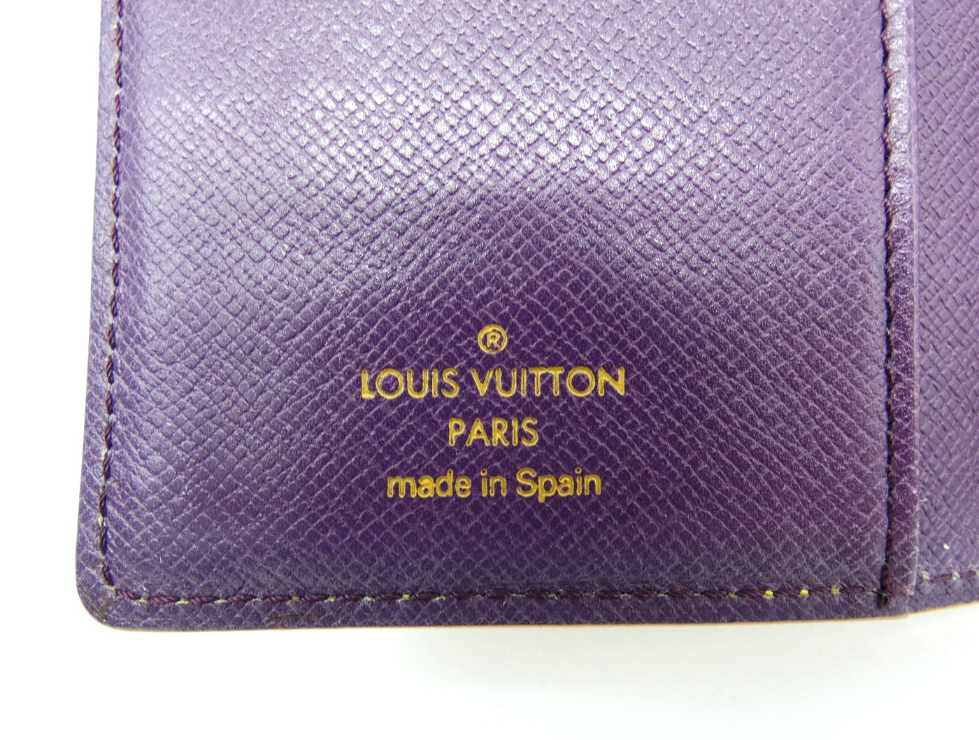 Louis Vuitton Vintage Yellow Epi Trifold Portefeuille Leather