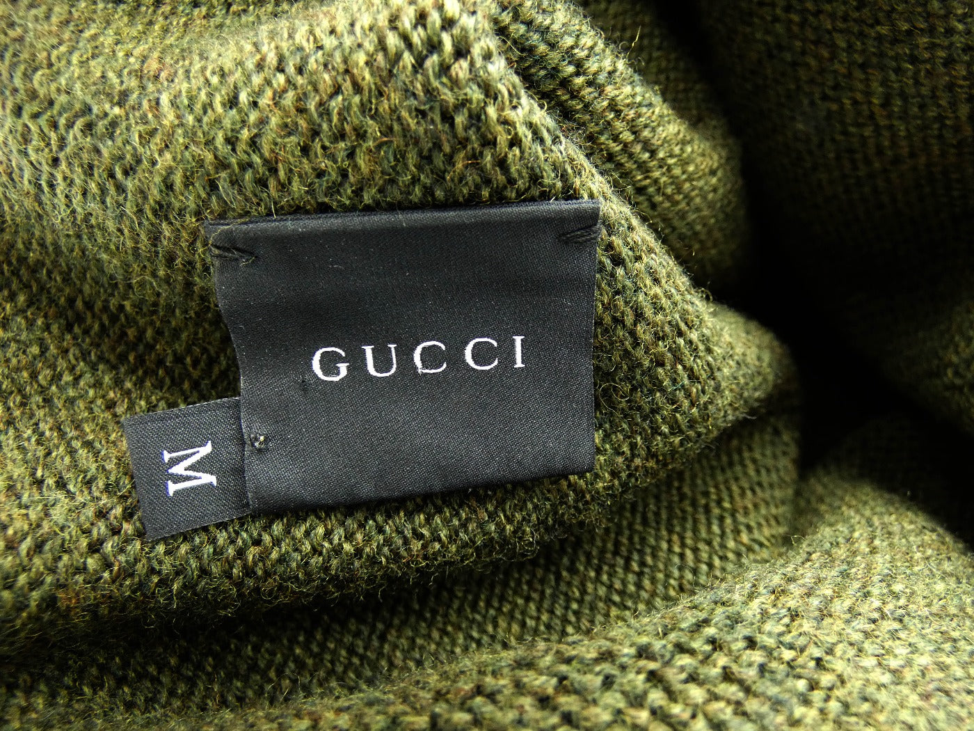 Gucci Olive Wool Beenie Hat Hats Gucci