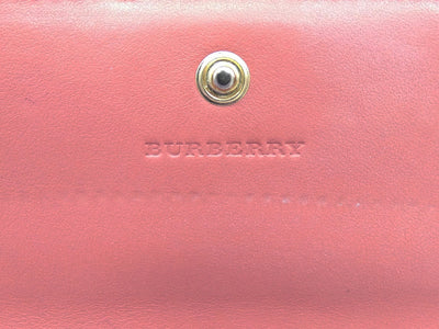 Burberry Floral and House Check Chesham Buckle Wallet