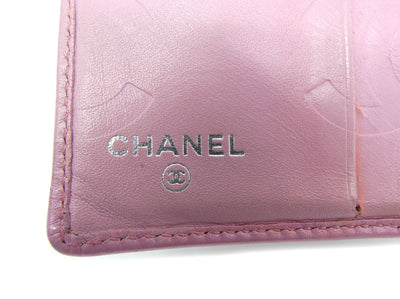 Chanel Pink and Black Cambon Bi-fold Wallet Wallet Chanel