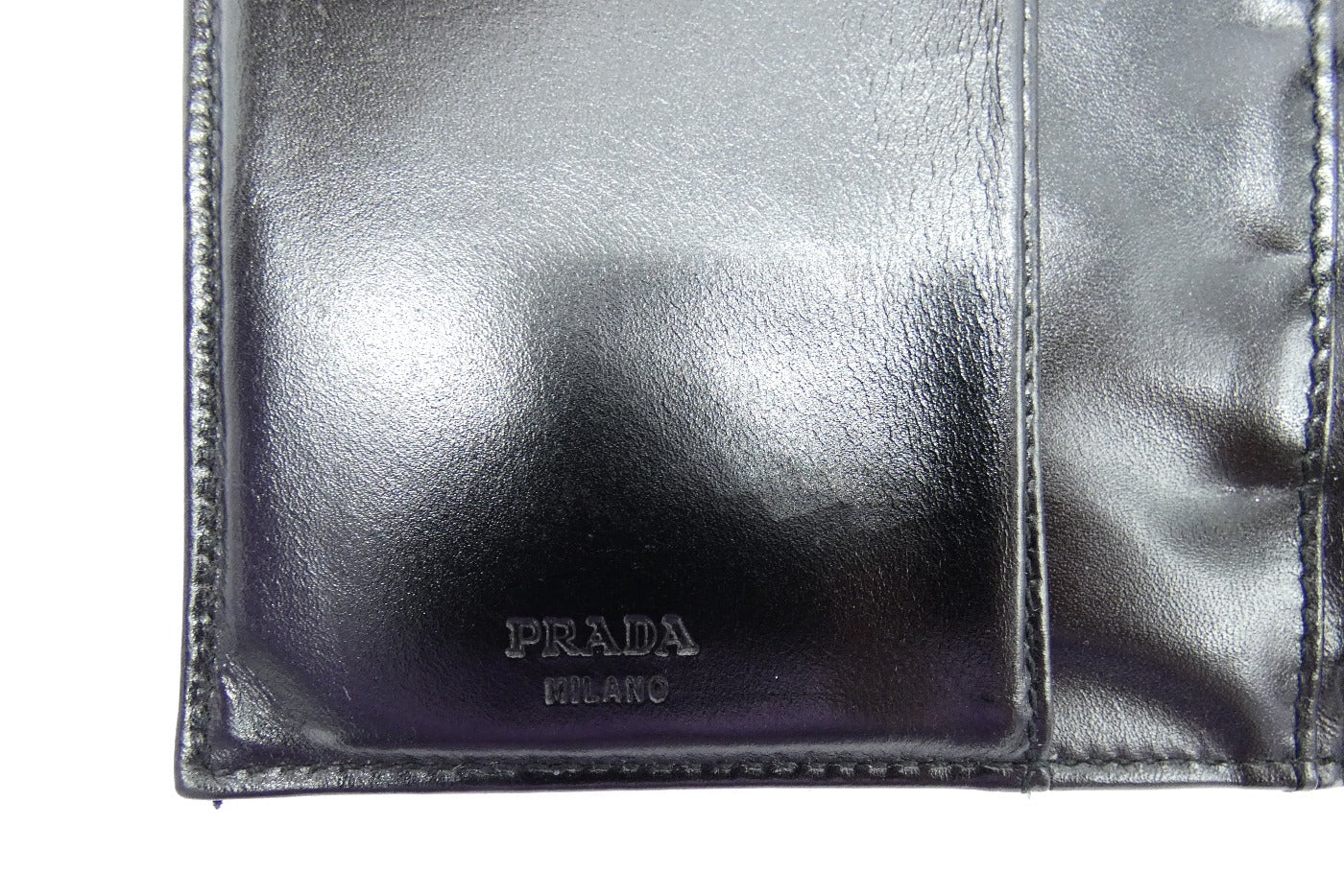 Prada Black Leather and Nylon Agenda