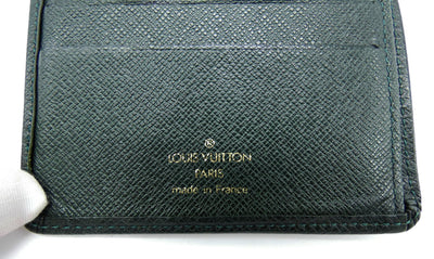 Louis Vuitton Men's Taiga Bi-Fold Wallet in Deep Green