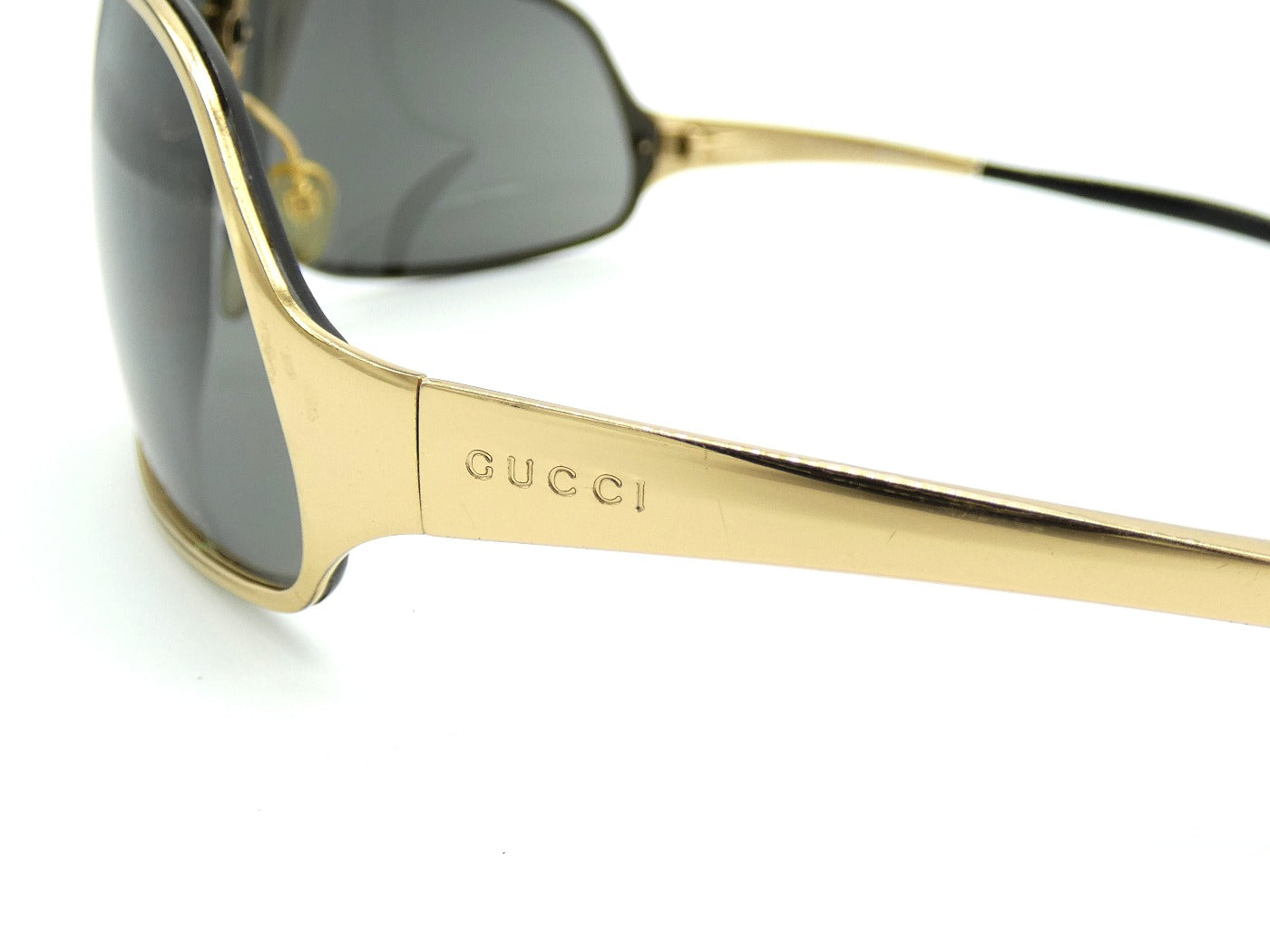 Gucci Vintage Gold Metal Sunglasses GG1661/S