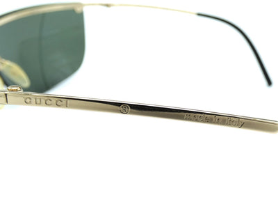 Gucci Vintage Gold Metal Rimless Sunglasses GG2652/S